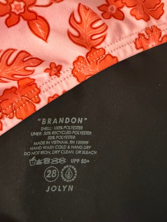 Jolyn Brandon Size 28 Hibiscus Haze Swimsuit - Picture 4 of 4